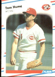 1988 Fleer Baseball Cards      236     Tom Hume